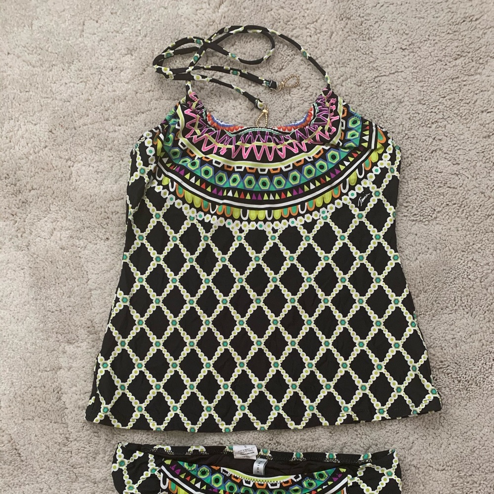 Trina Turk tankini. Size 6.